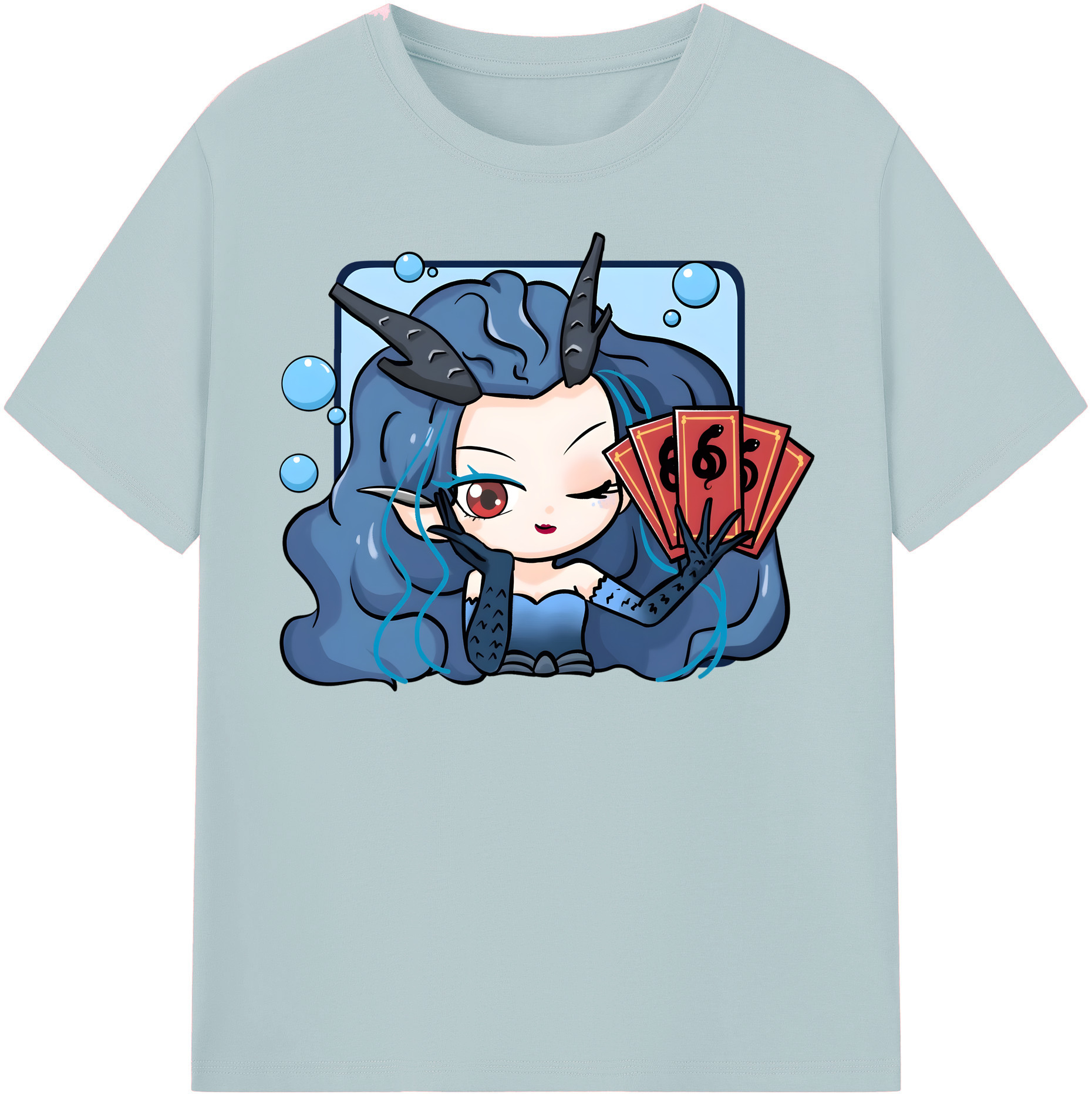（画像用） Ne Zha 2 ナタ 魔童の大暴れ 綿100％半袖Tシャツ（フロントプリント）
